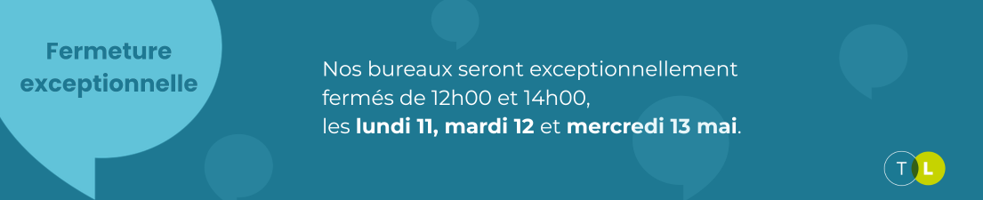 Fermeture vendredi 17 octobre à 16:30